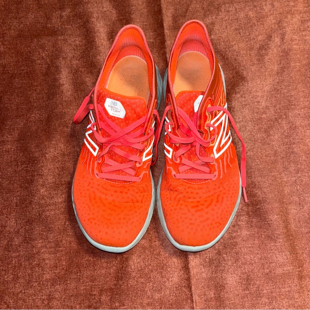 New Balance Bright Coral/Orange Running Sneakers